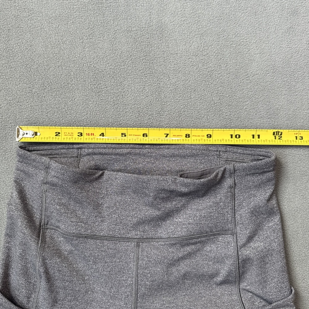 Lululemon In Movement Tight Everlux Tall 4 Gray Full Length Side Pockets - Picture 7 of 12